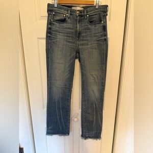 AYR Bomb Pop Classic cropped Blue Denim Jeans
